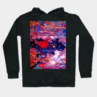 Perseption in Magenta - painting by Avril Thomas - Adelaide Artist Hoodie